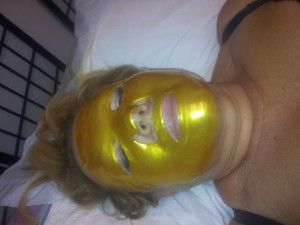 Gold Mask after Diamond Microdermabrasion