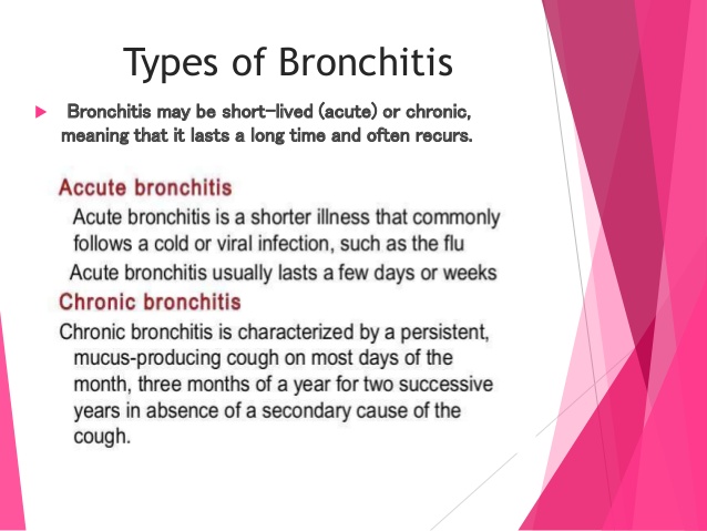 Acute vs Chronic bronchitis
